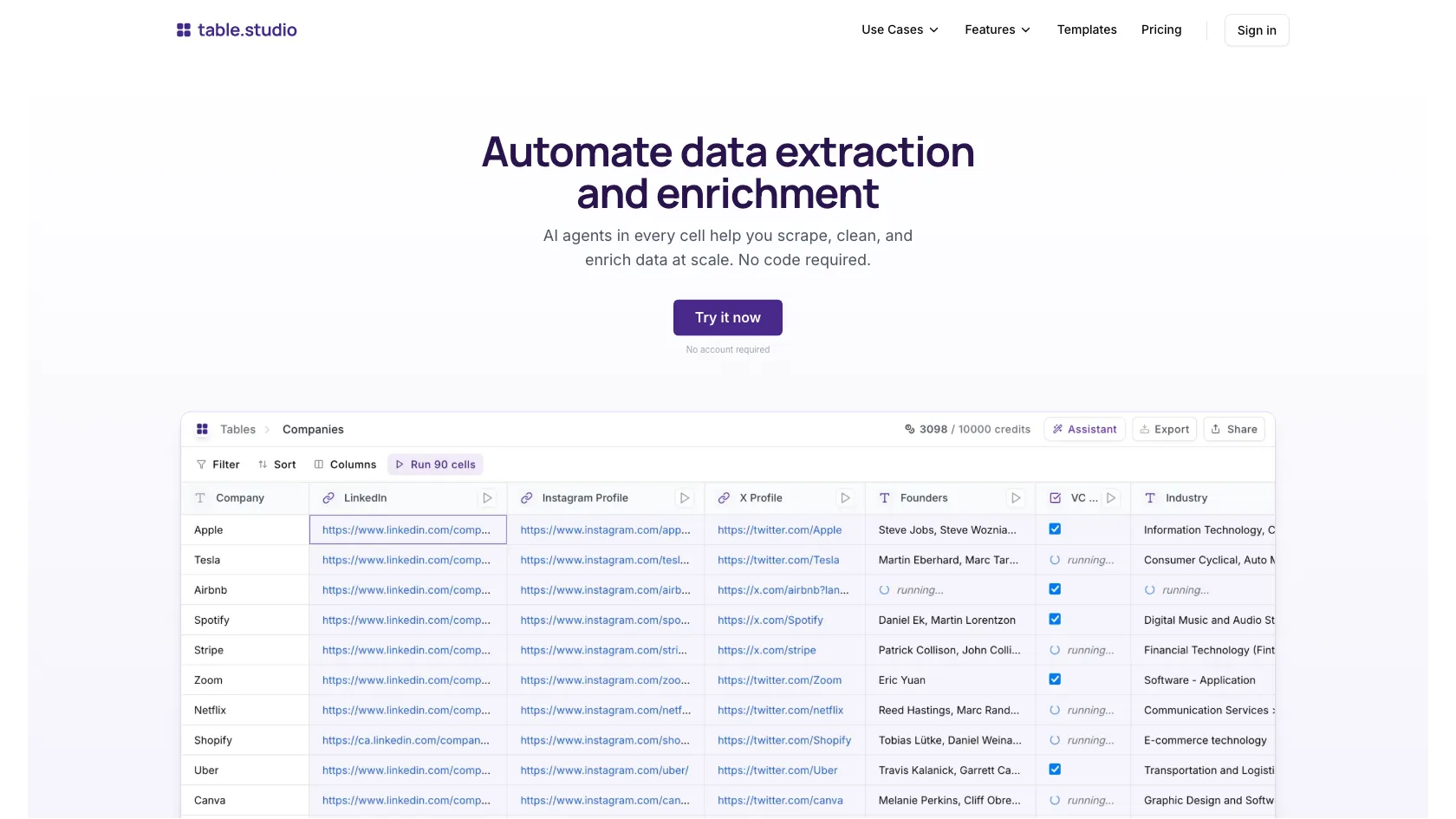 Screenshot or logo of table.studio tool