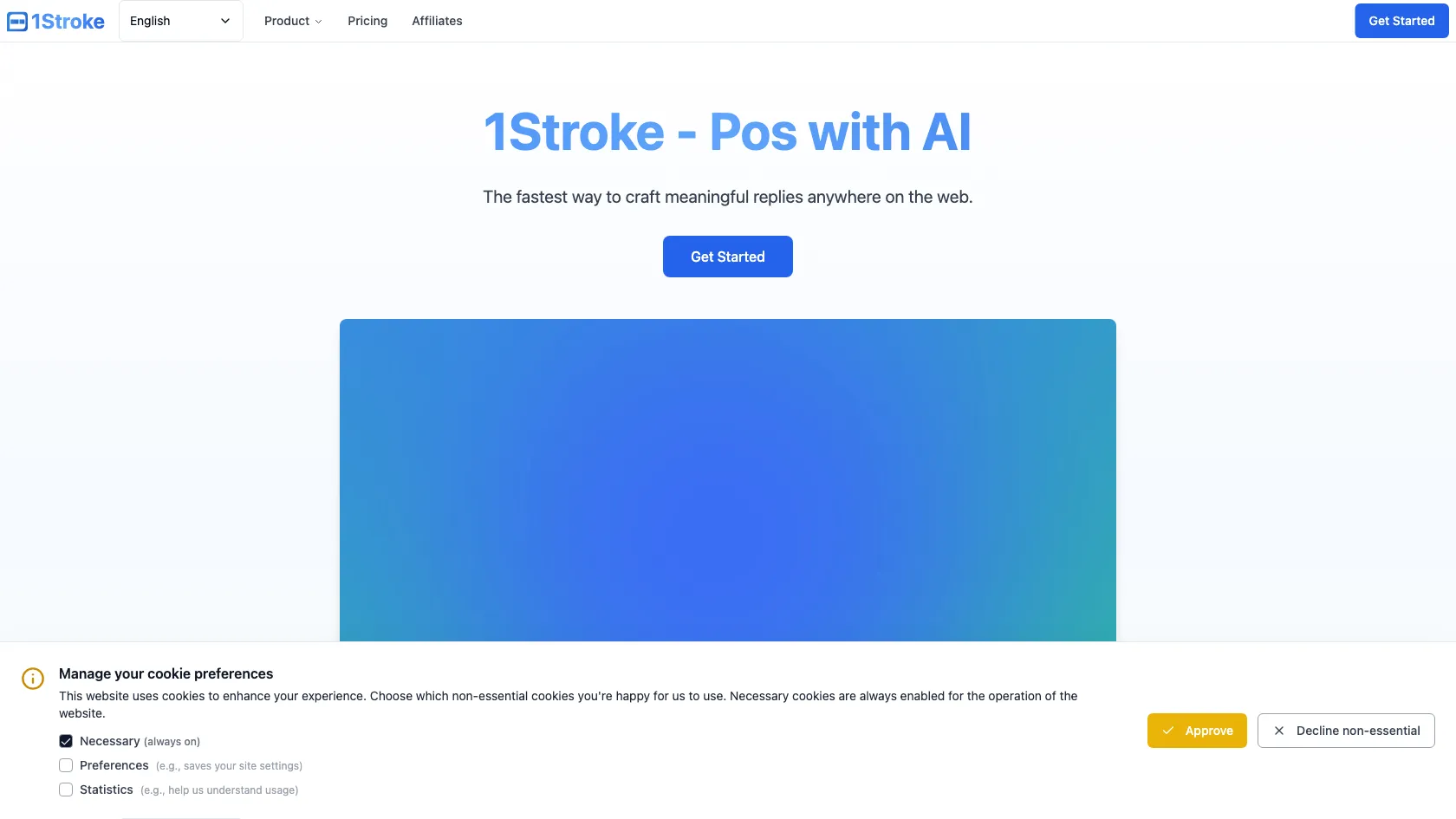 Screenshot or logo of 1Stroke tool