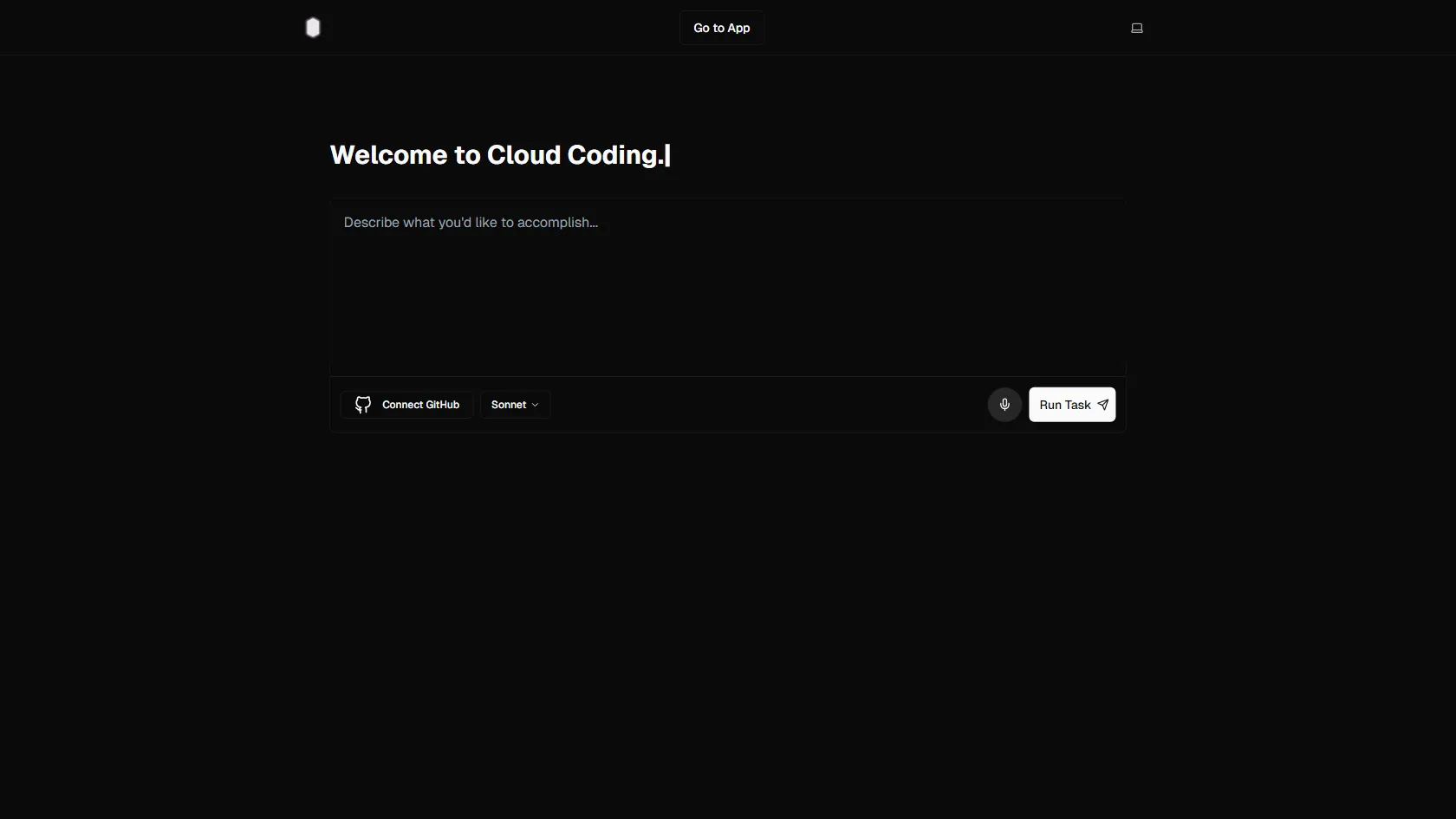 Screenshot or logo of Cloud Coding tool