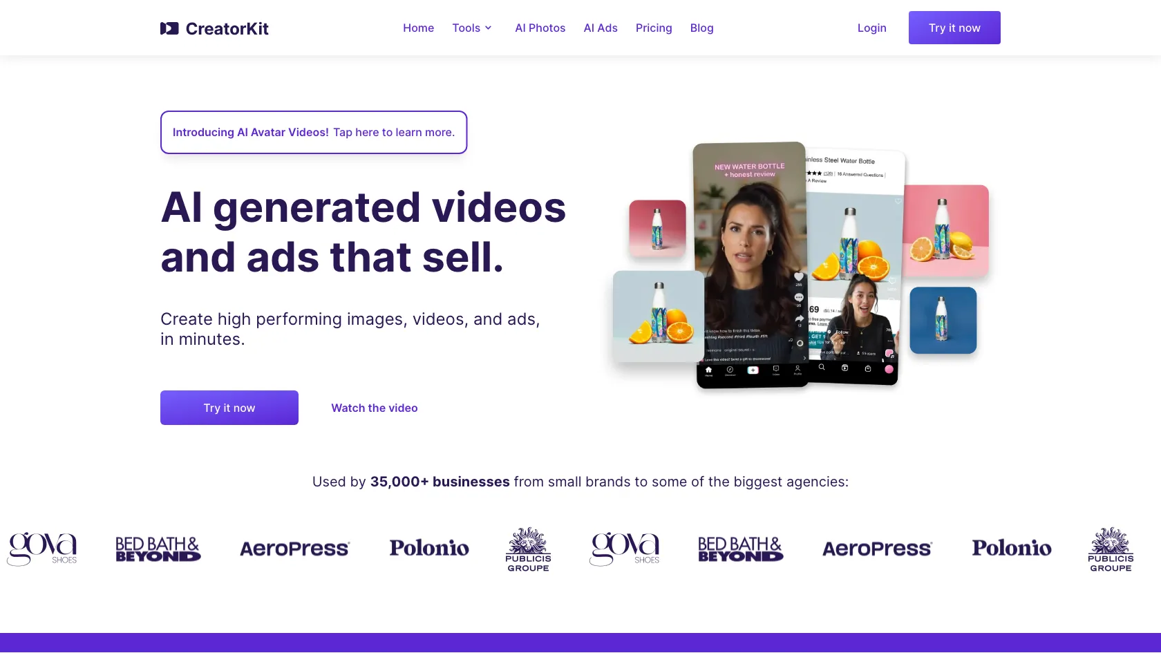 Screenshot or logo of CreatorKit tool