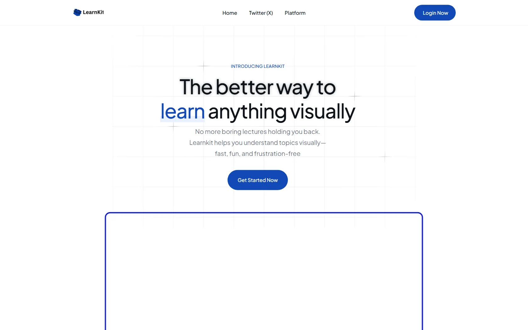Screenshot or logo of LearnKit tool