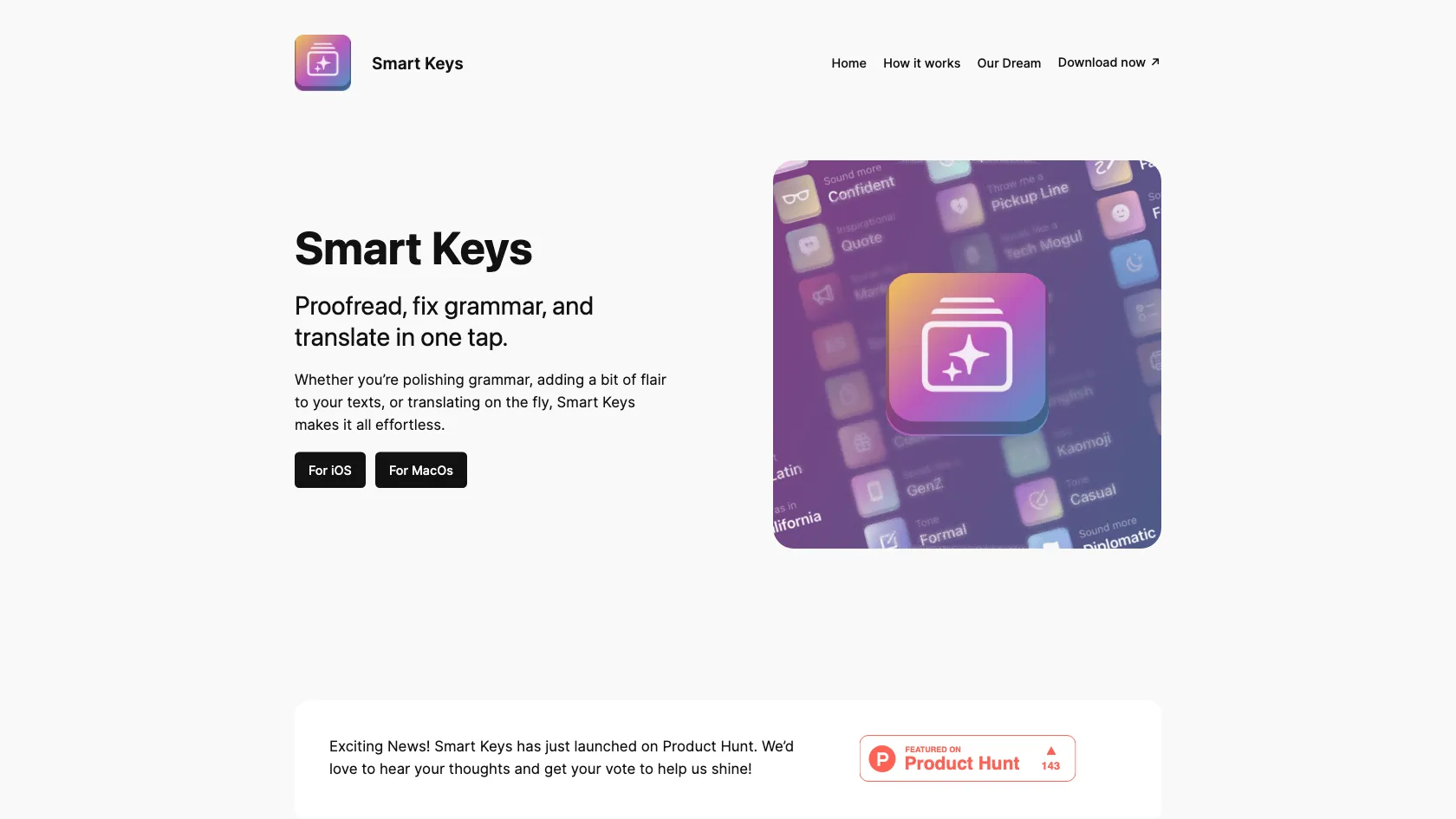 Screenshot or logo of Smart Keys tool