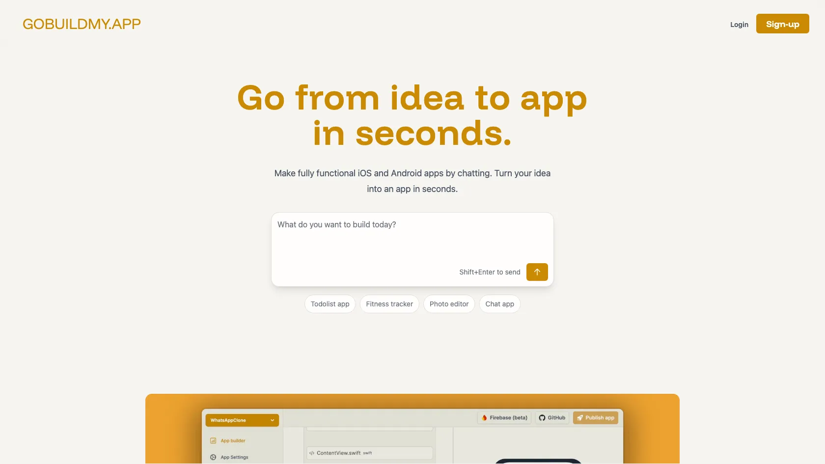 Screenshot or logo of GoBuildMy.App tool