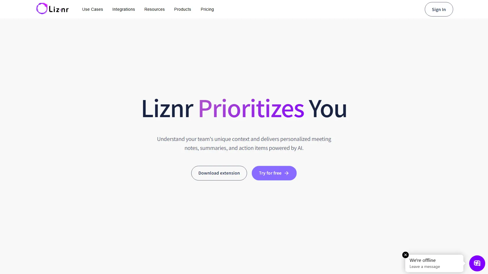 Liznr screen shot