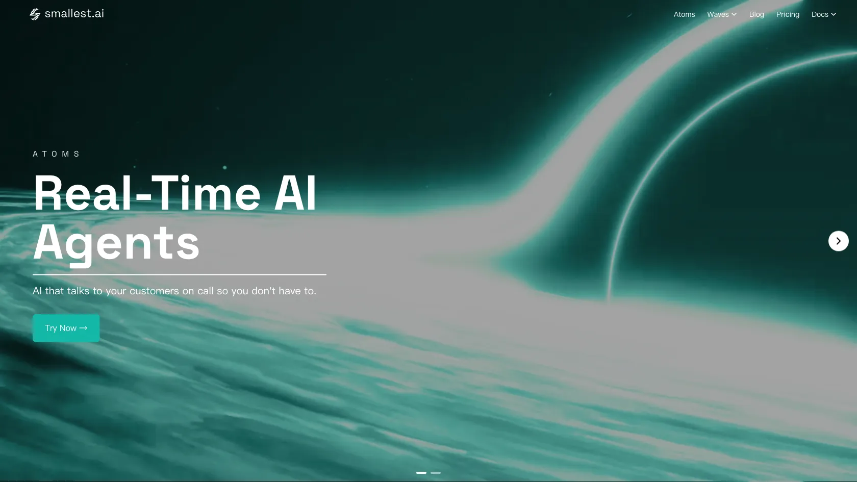 Smallest.ai screen shot