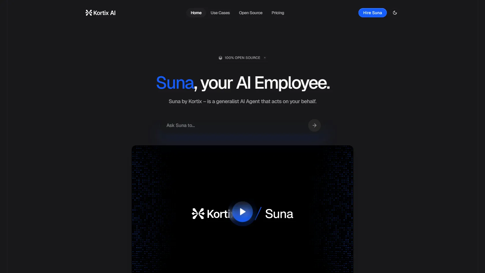 Kortix Suna screen shot