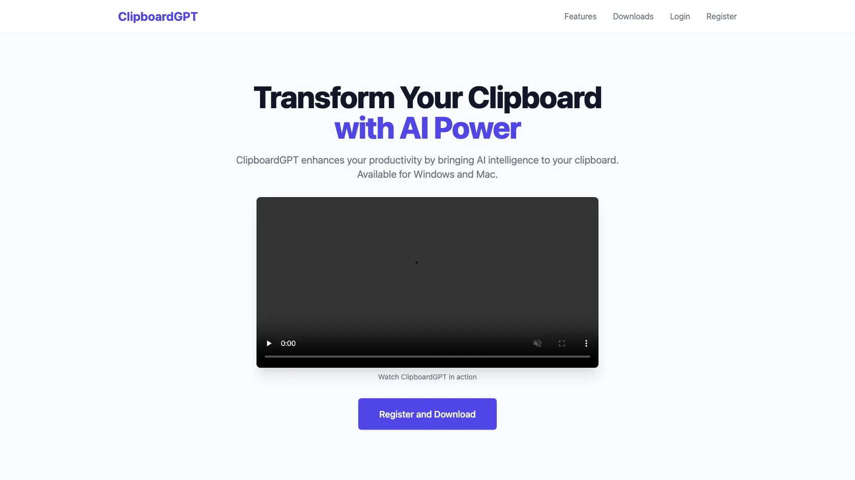 Screenshot or logo of ClipboardGPT tool