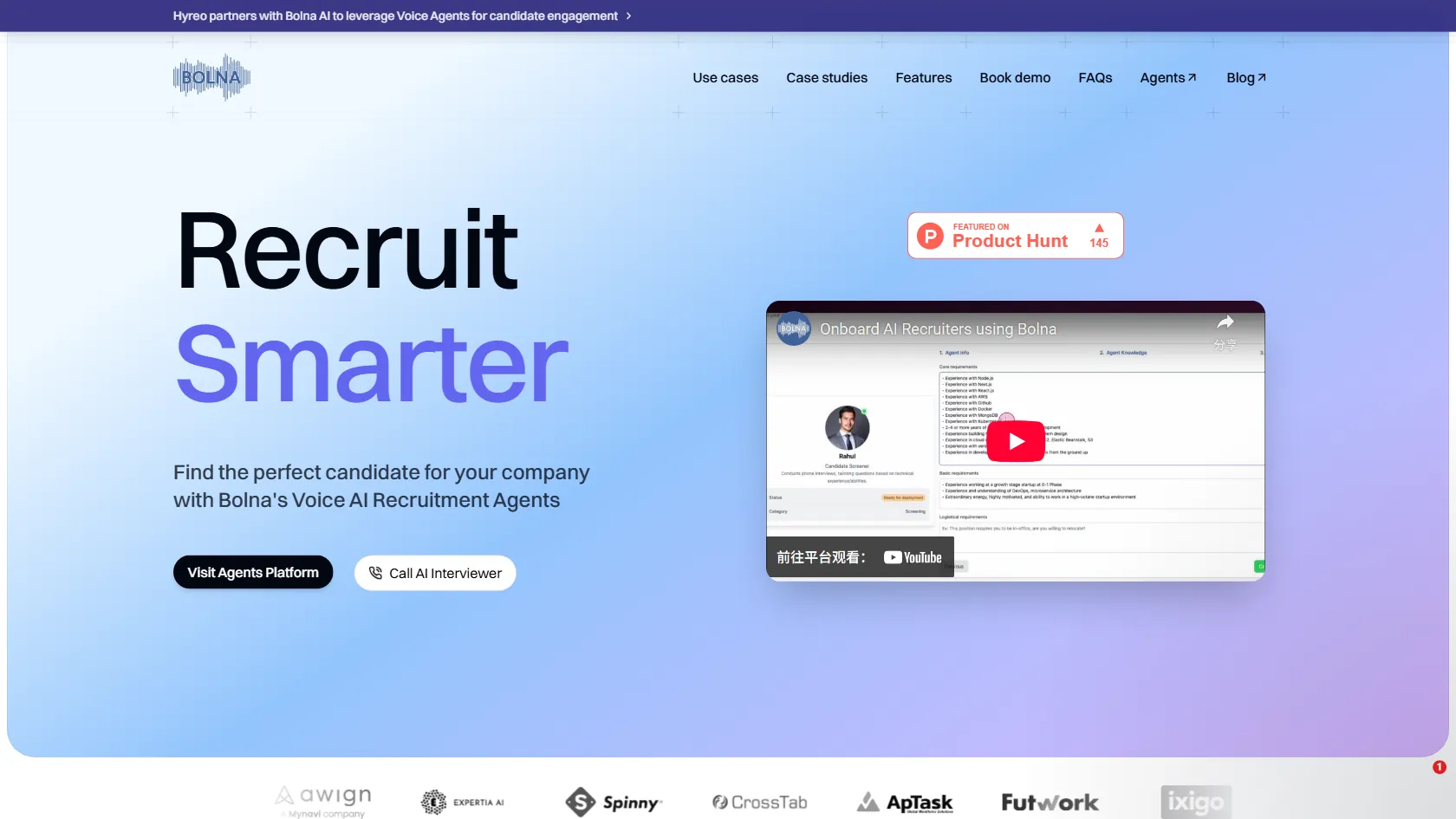 Screenshot or logo of Bolna Voice AI Agents tool