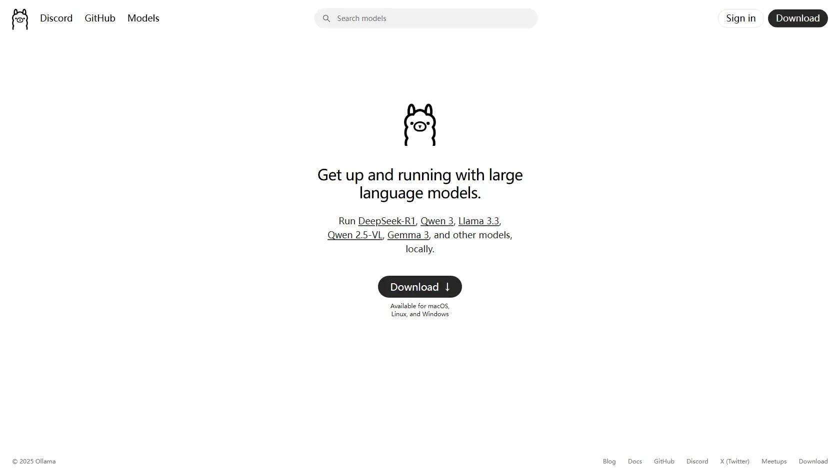 Screenshot or logo of Ollama tool