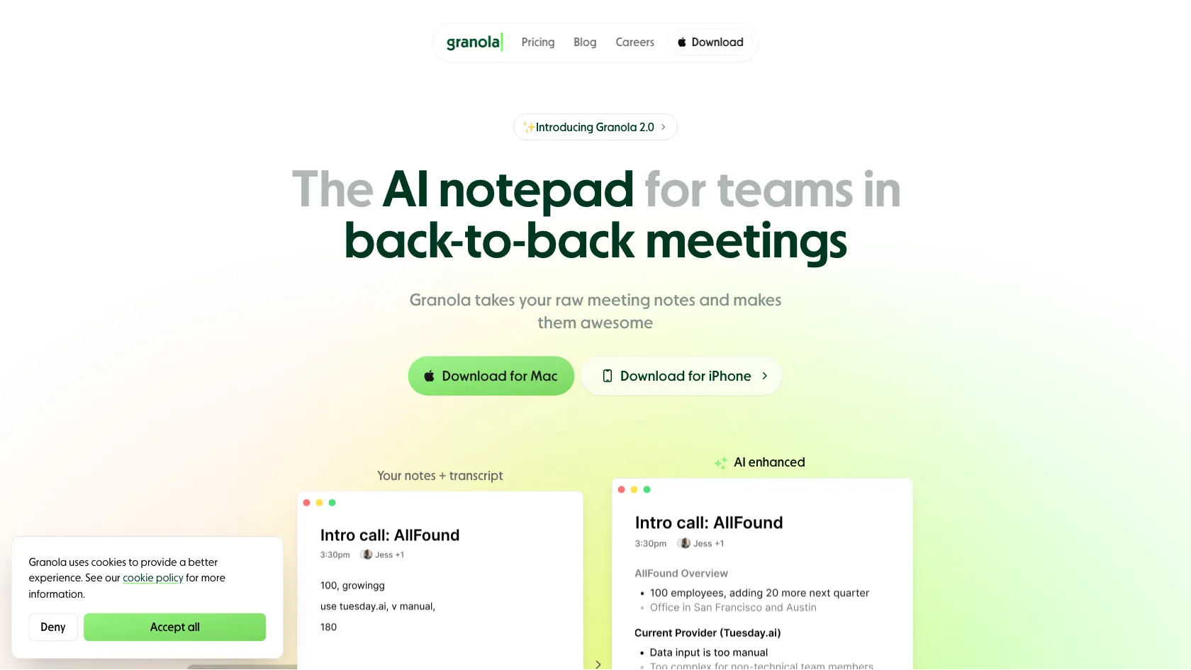 Screenshot or logo of Granola tool