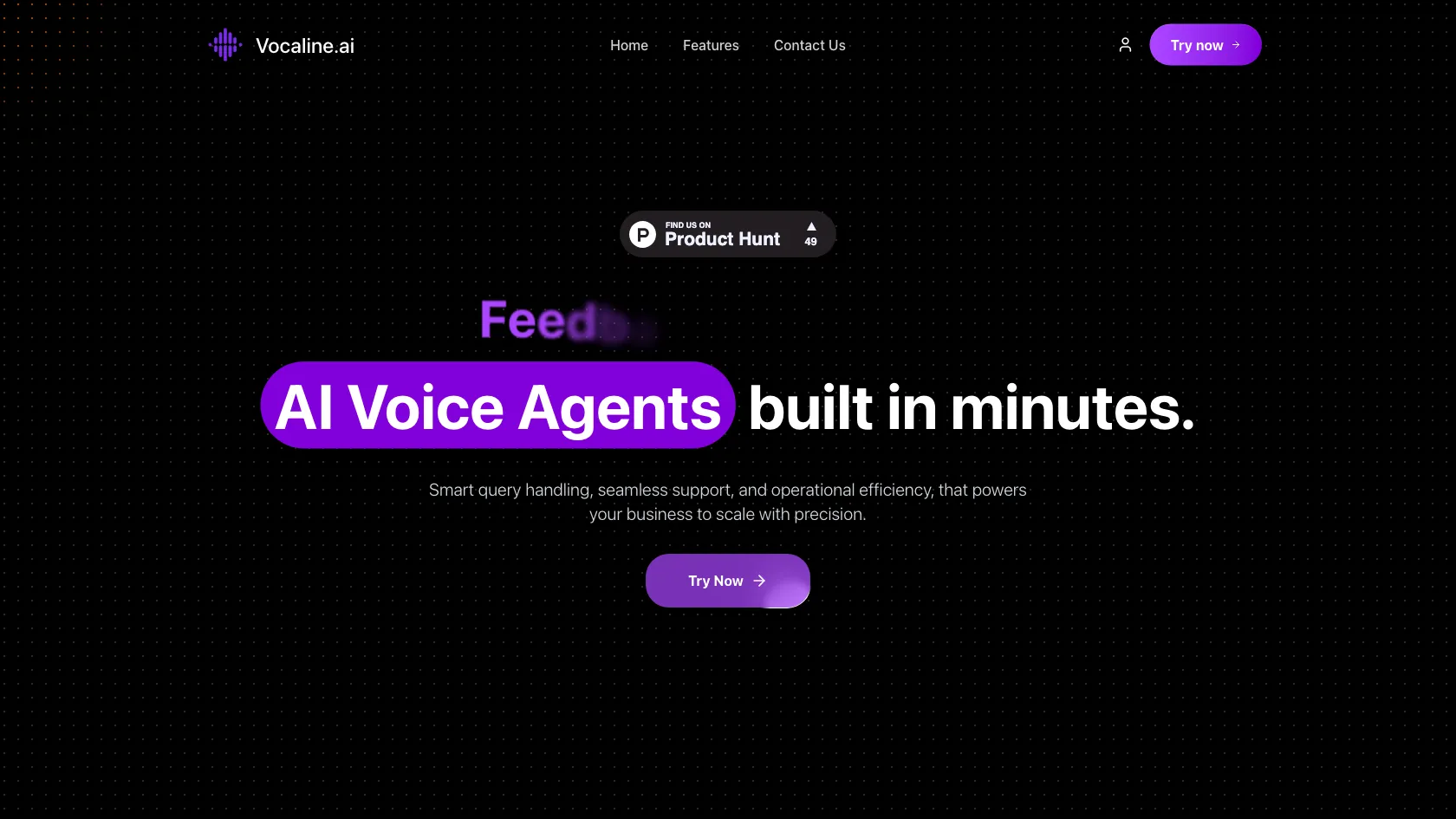 Screenshot or logo of Vocaline.ai tool