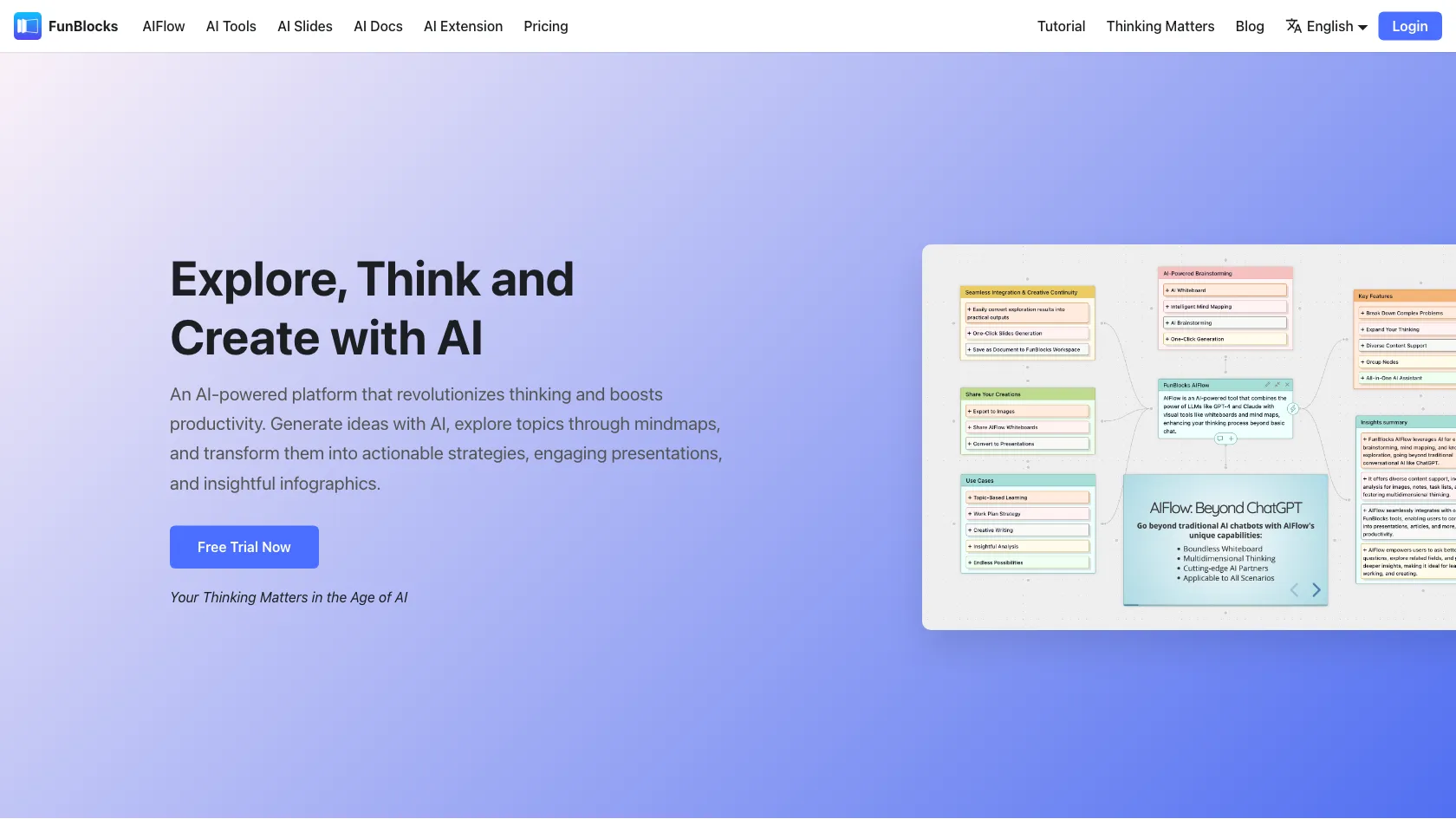 Screenshot or logo of FunBlocks AI tool