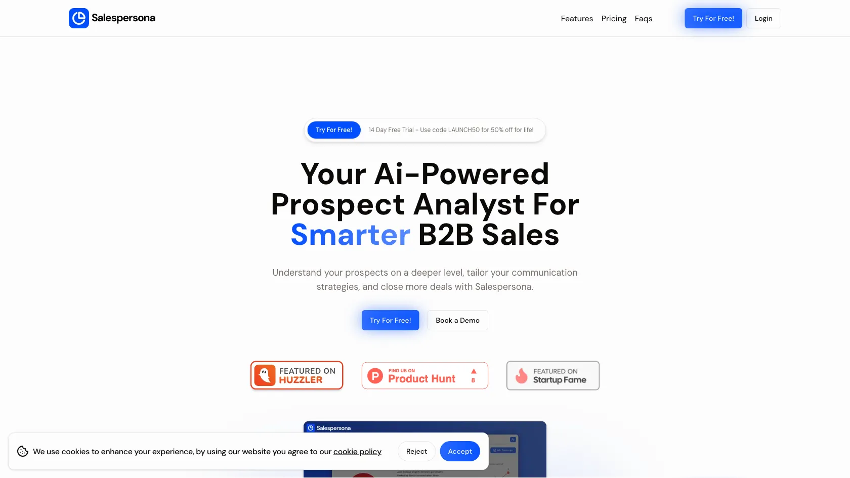 Screenshot or logo of Sales Persona tool
