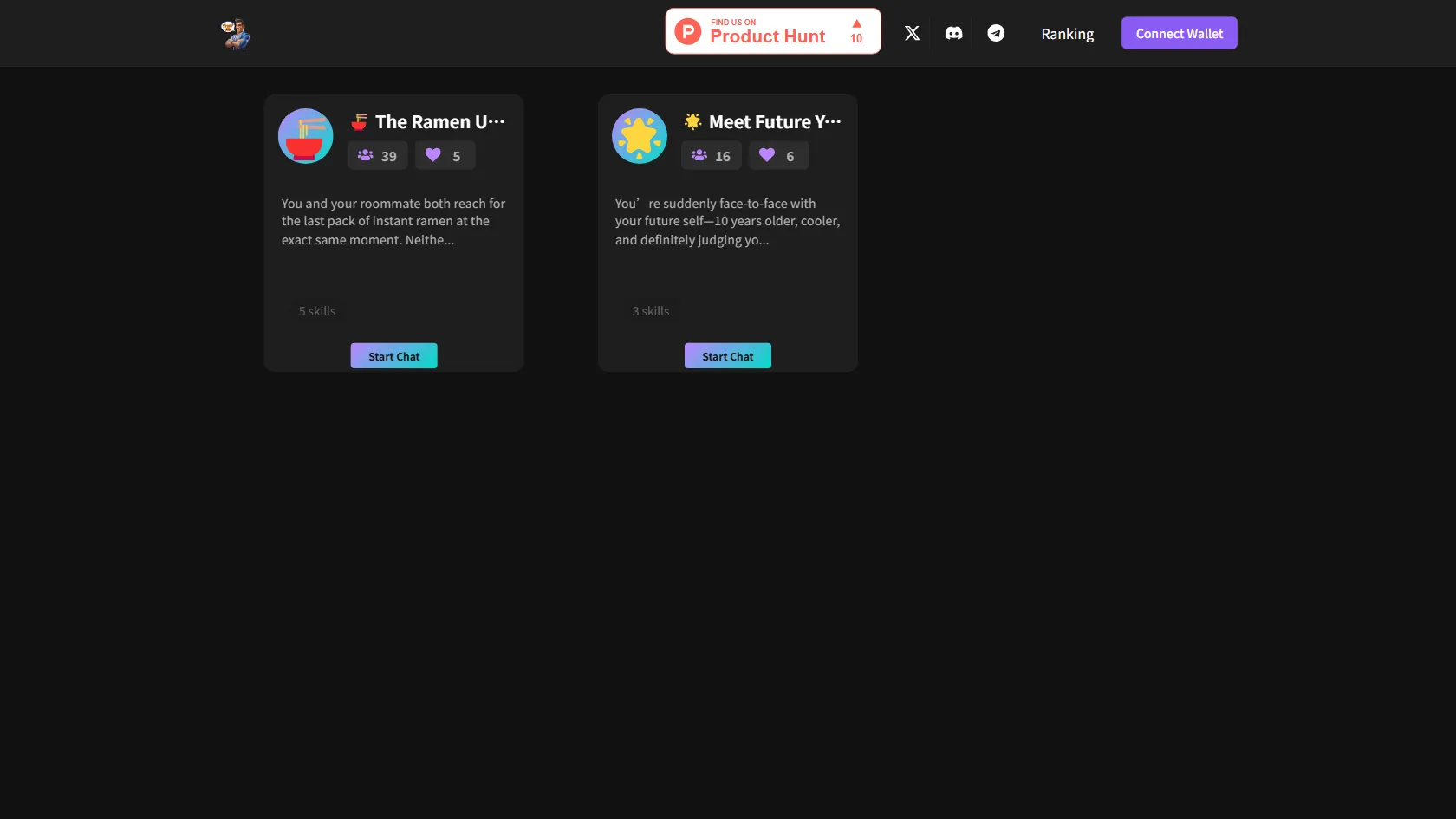 Screenshot or logo of Trust Me Bro tool