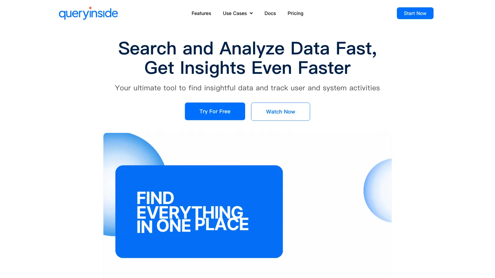 Screenshot or logo of Queryinside tool