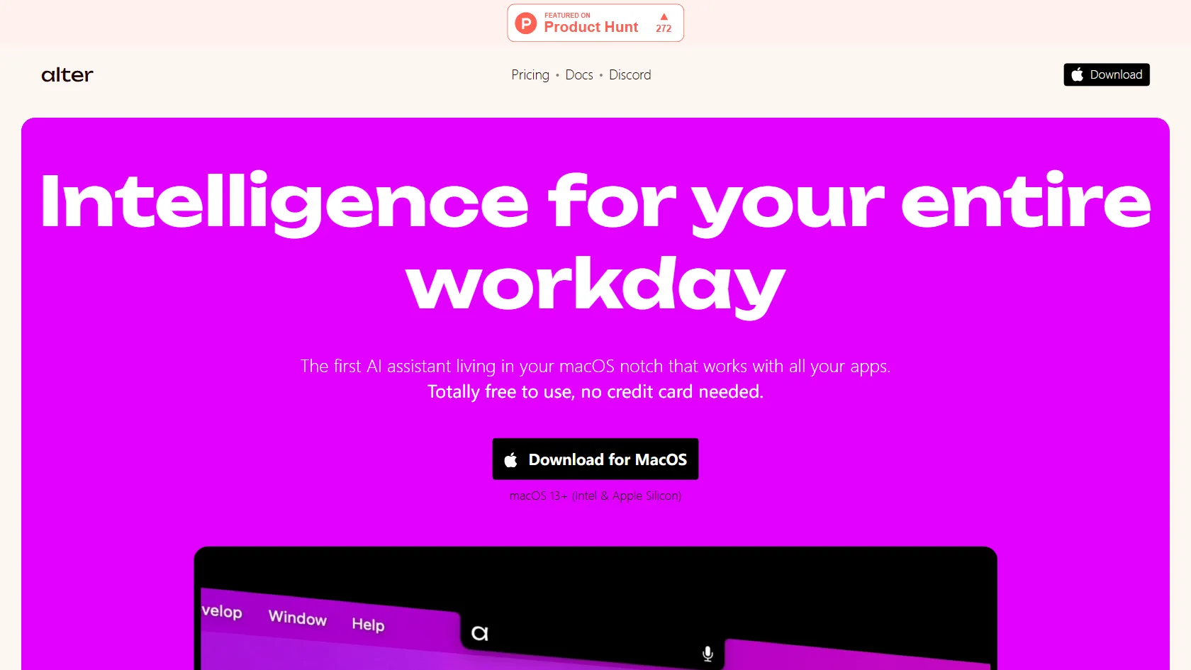 Screenshot or logo of Alter tool