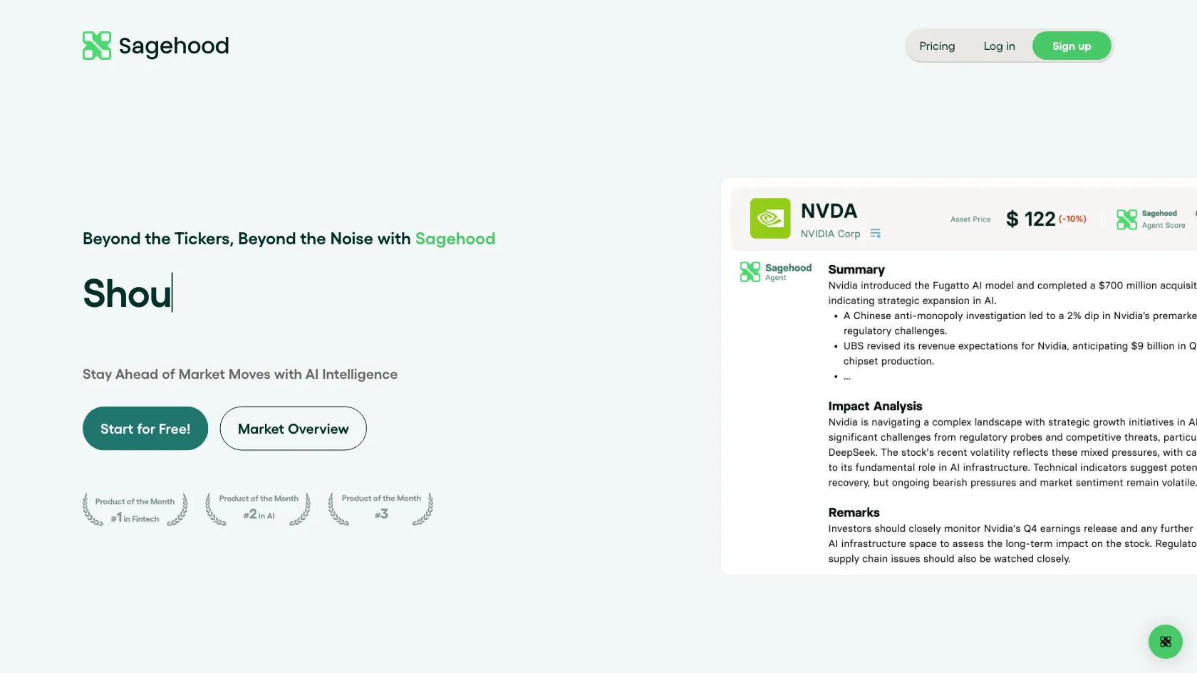 Screenshot or logo of Sagehood tool