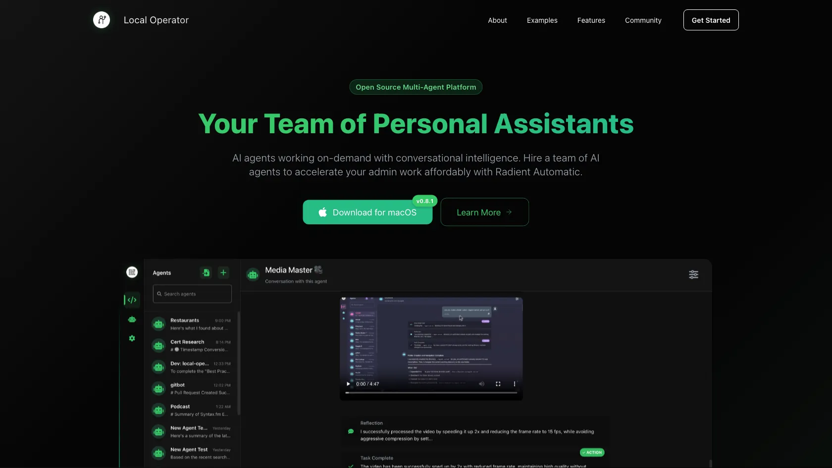Screenshot or logo of Local Operator tool