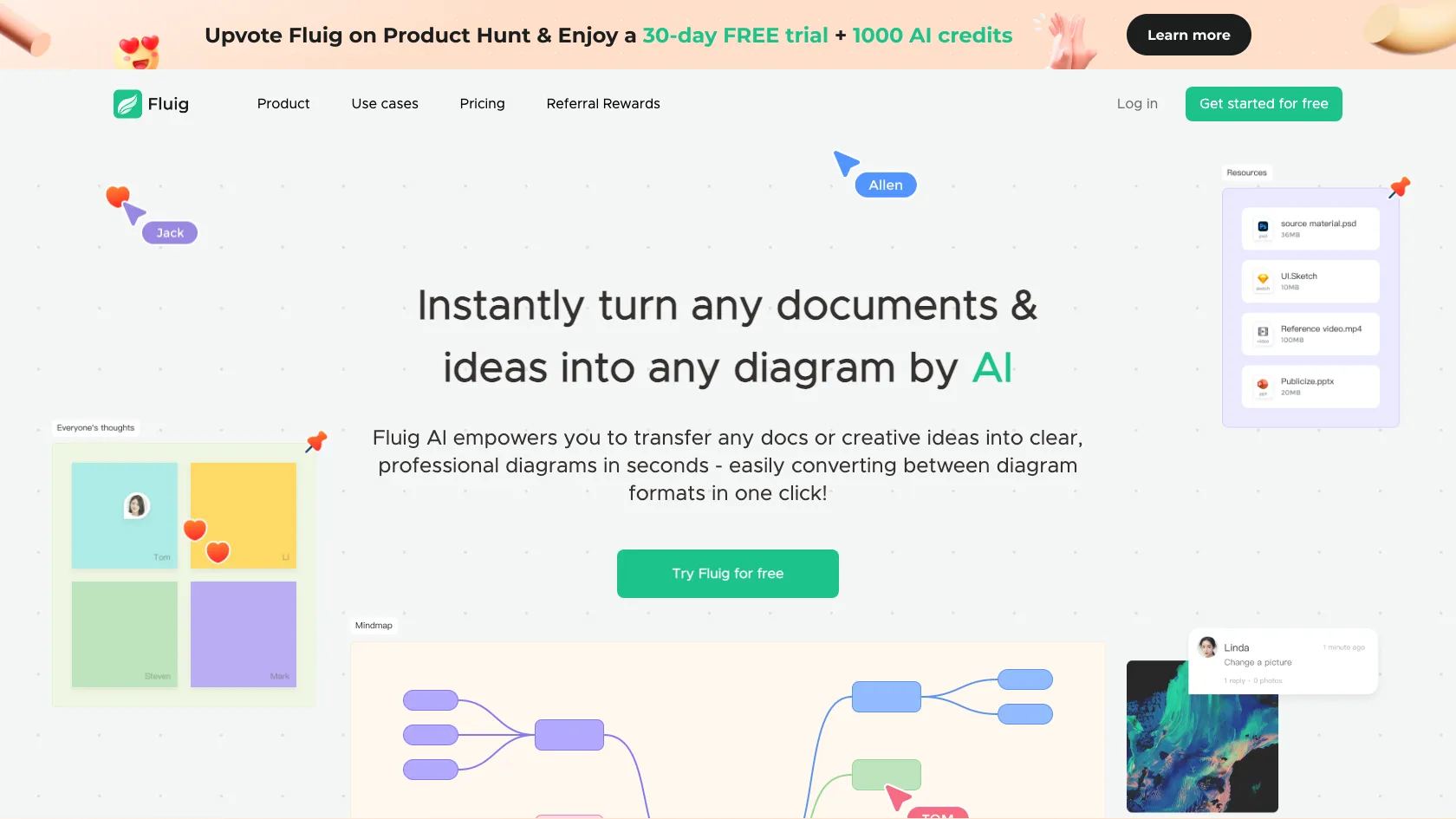 Screenshot or logo of Fluig tool