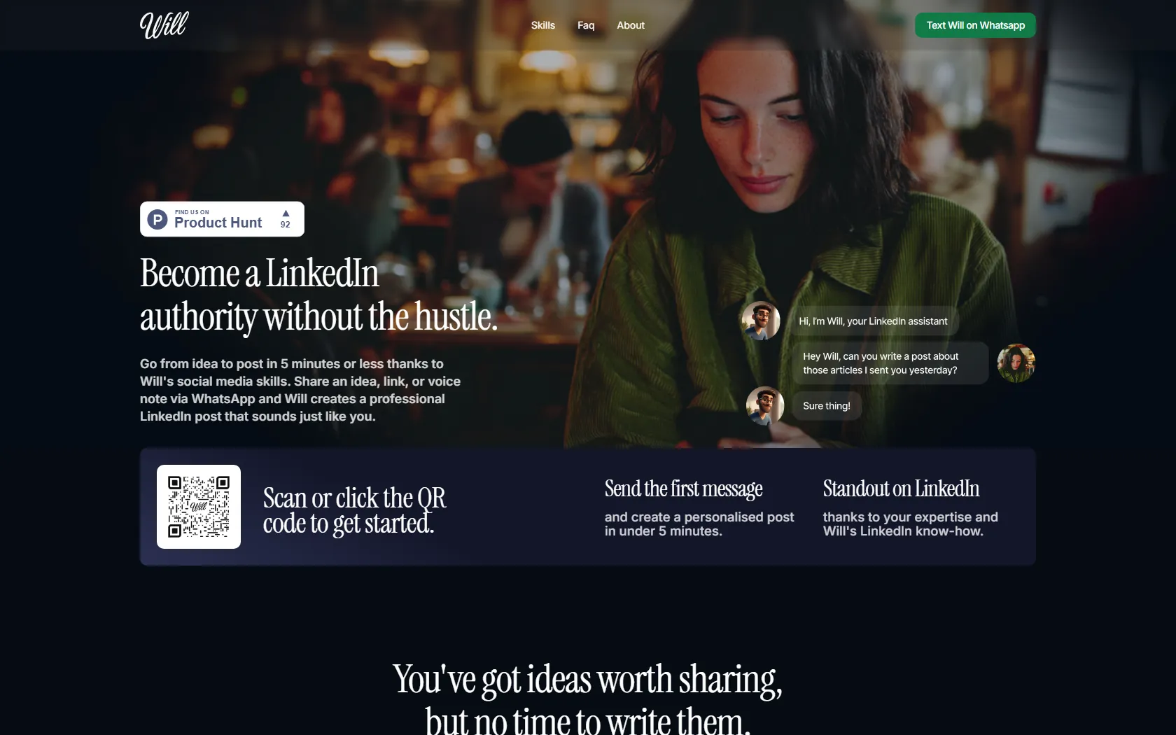 Screenshot or logo of Will tool