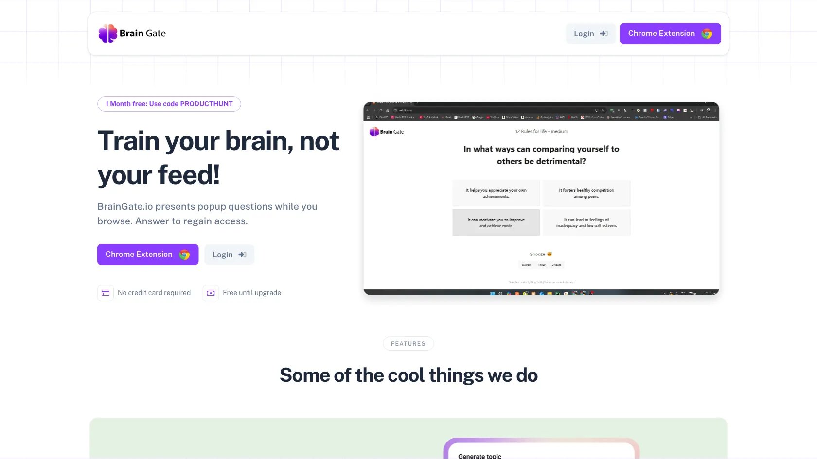 Screenshot or logo of BrainGate.io tool