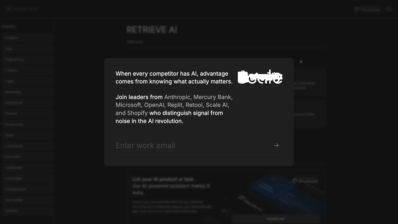 Screenshot or logo of Retrieve Tools tool