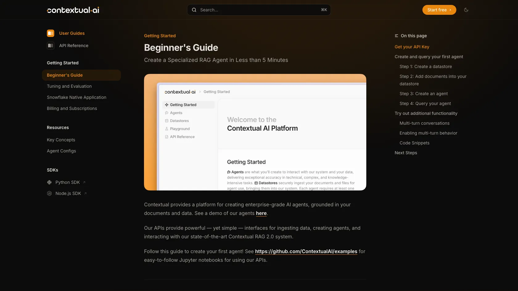 Screenshot or logo of Contextual AI tool